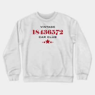 Vintage 18436572 Car Club Crewneck Sweatshirt